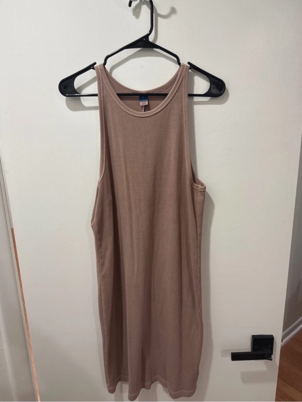 Old Navy Taupe Racerback Tank Dress